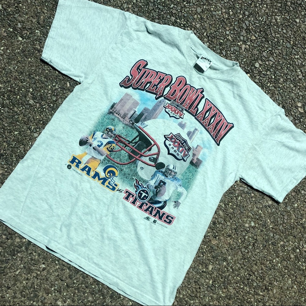 Super Bowl Rams VS Titans 2000 T-shirt
